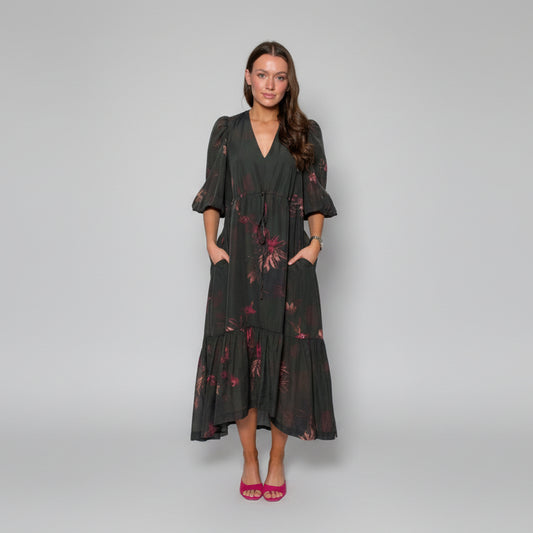 Open Back Midi Dress