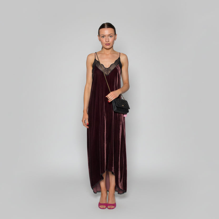 Burgundy Dress UK8/10