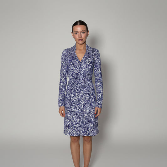 Blue/White Dress UK8