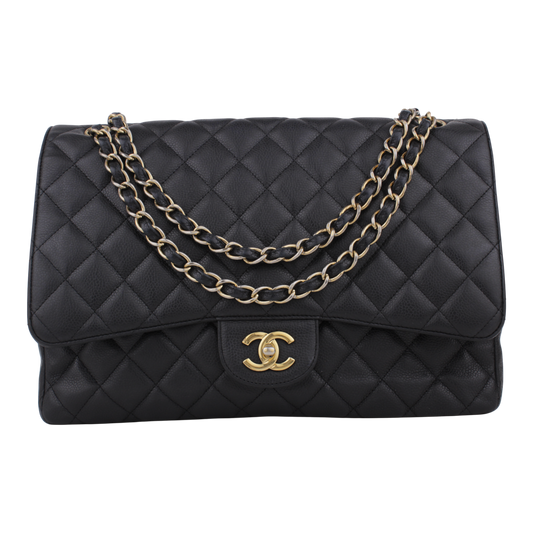 Maxi Single Flap - Caviar