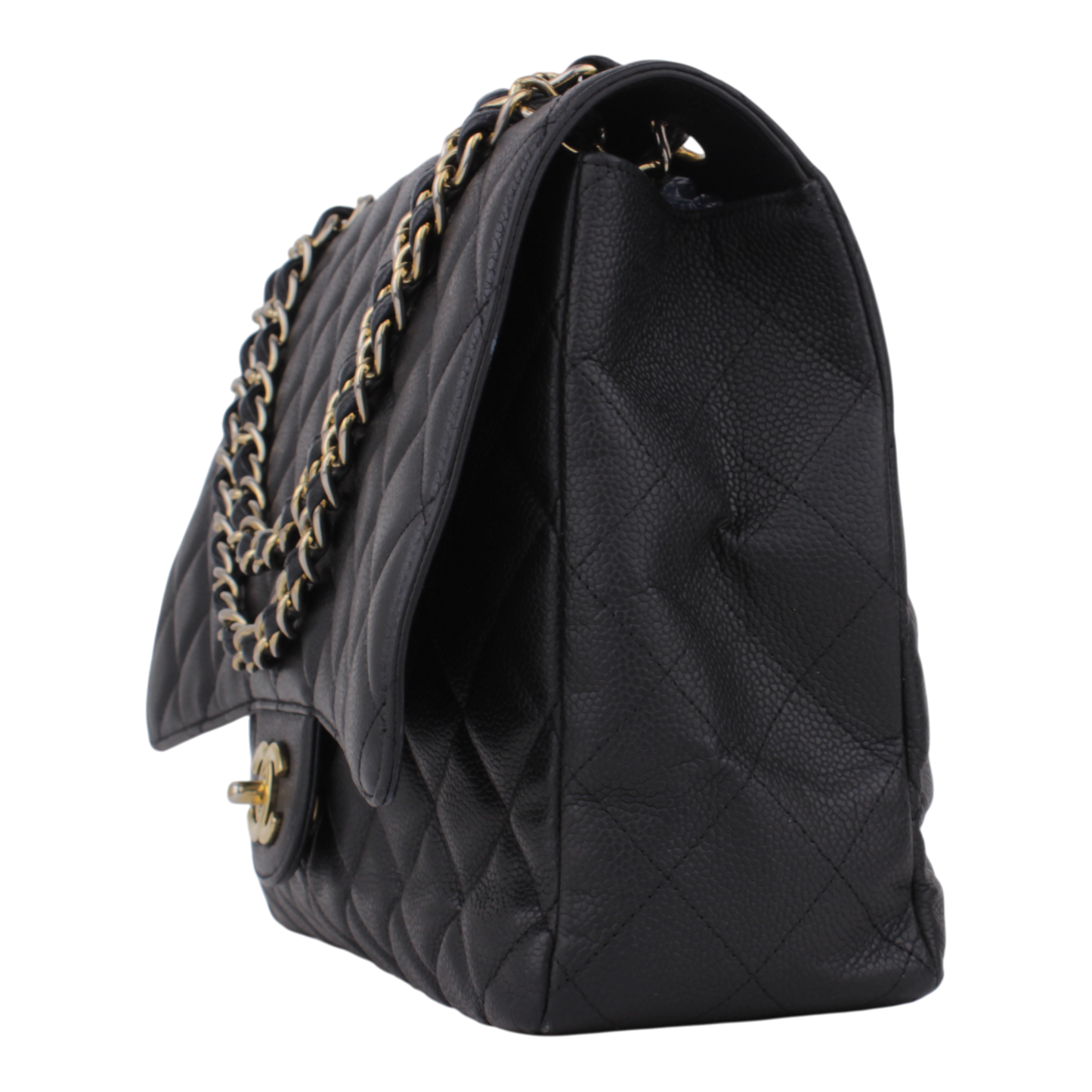 Maxi Single Flap - Caviar