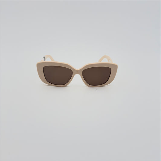 Pre-Owned Beige Triomphe Sunglasses