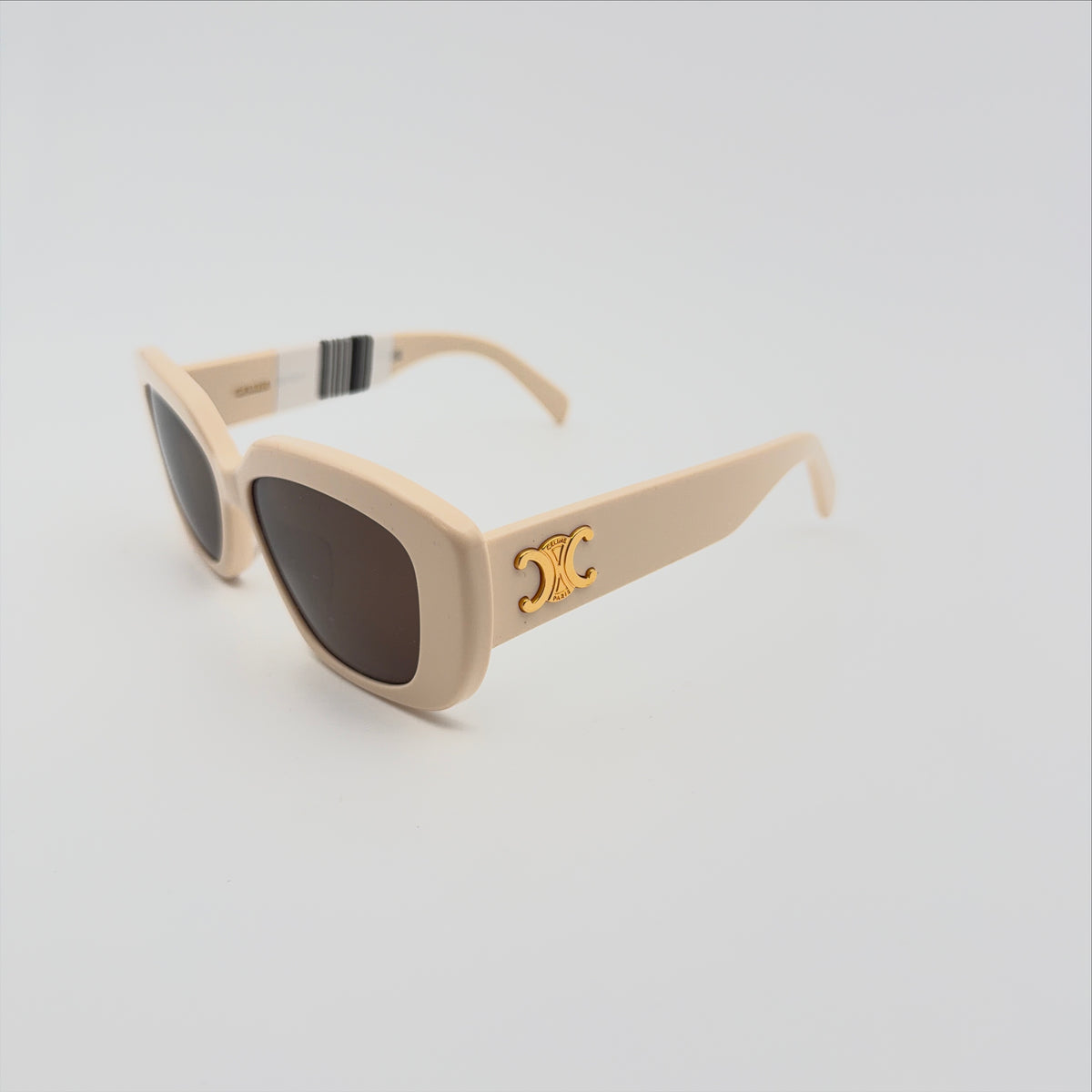 Pre-Owned Beige Triomphe Sunglasses