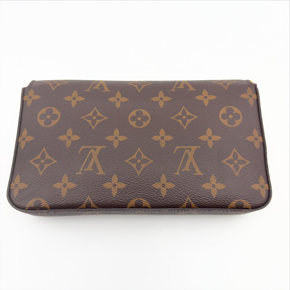 Pre-Owned LV Monogram Coated Canvas Wallet on Chain