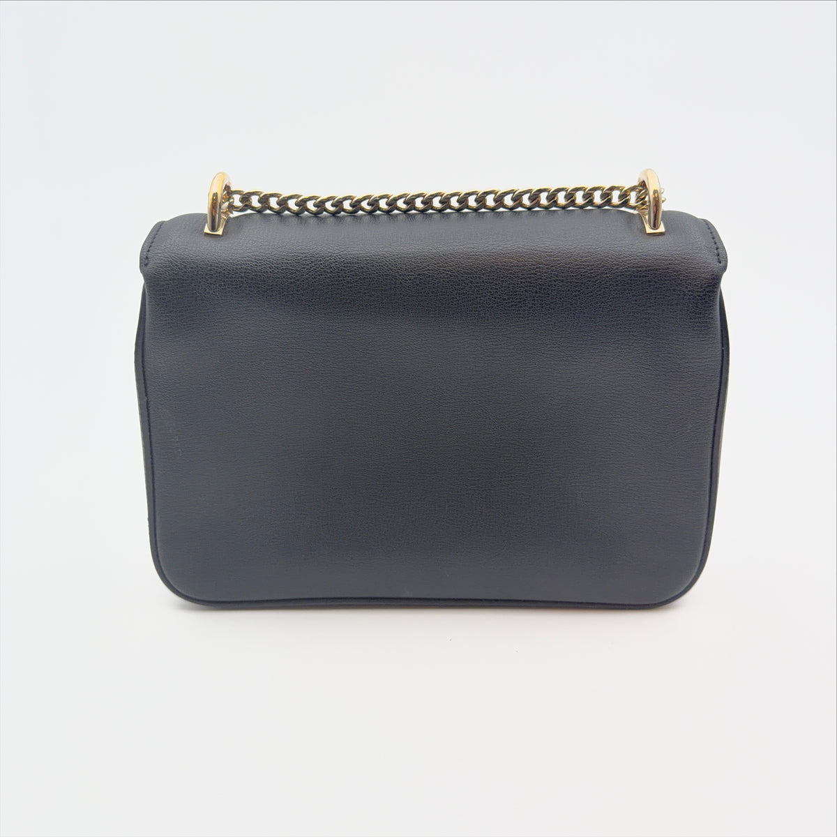Pre-Owned Black Leather Crossbody Bag