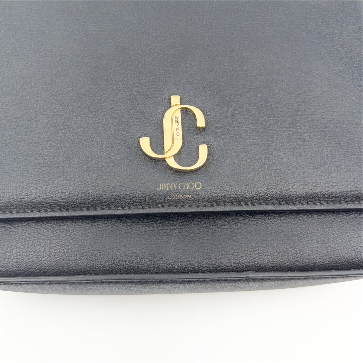 Pre-Owned Black Leather Crossbody Bag