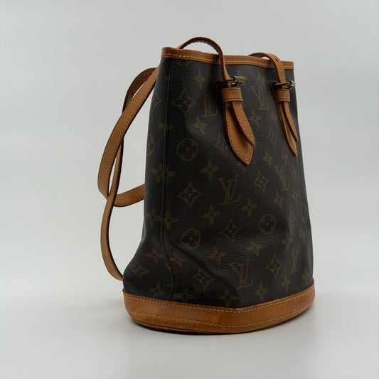 Pre-Owned LV Monogram Canvas Bucket Bag PM