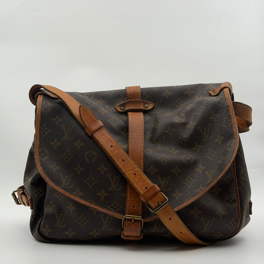 Pre-Owned LV Monogram Canvas Saumur 35 Crossbody Bag