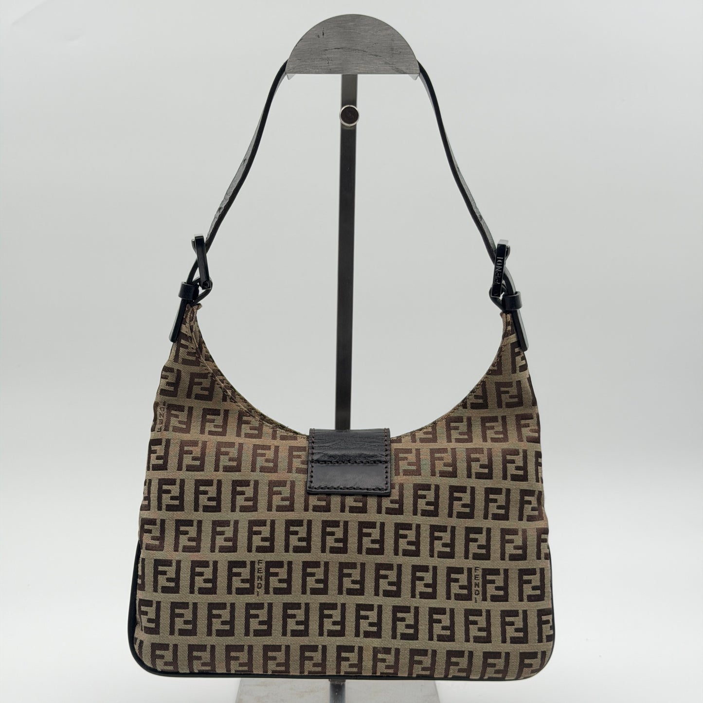 Pre-Owned Beige Zucchino Canvas Hobo Bag
