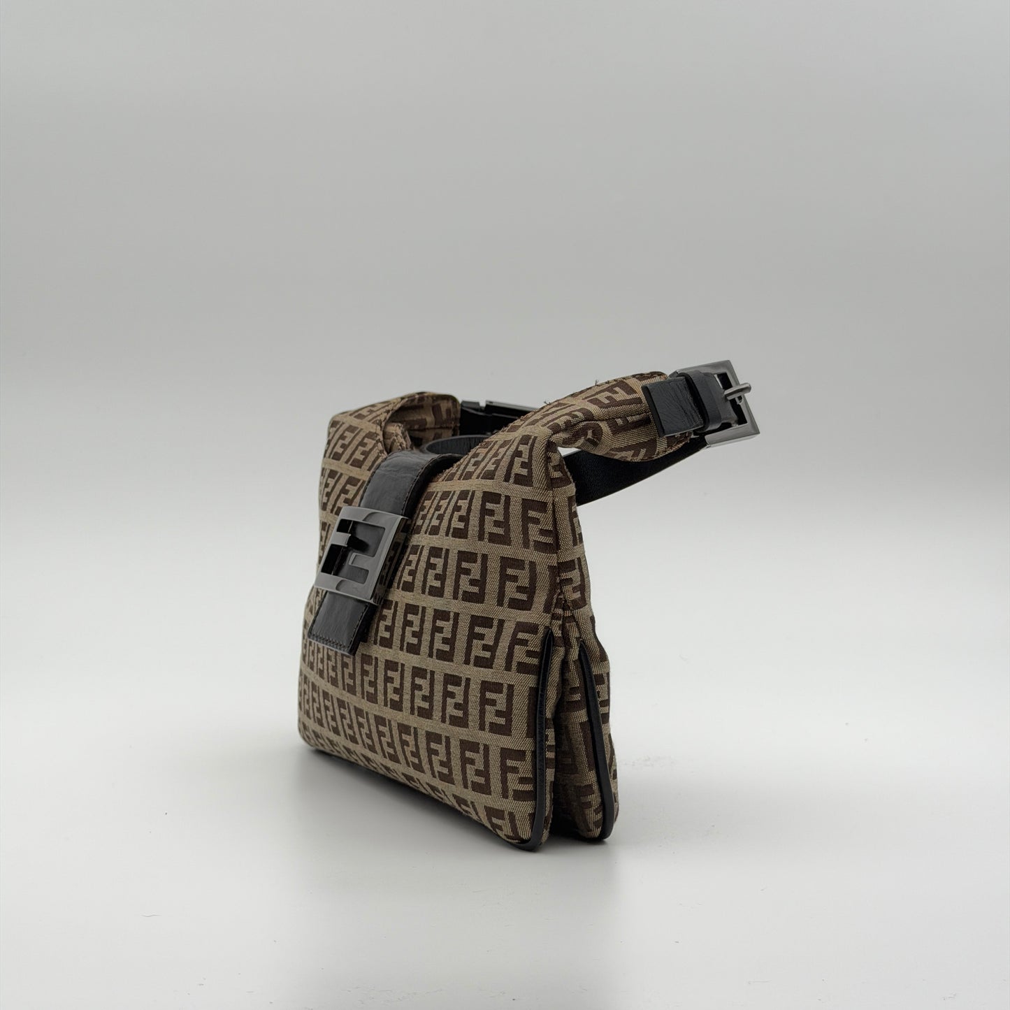 Pre-Owned Beige Zucchino Canvas Hobo Bag