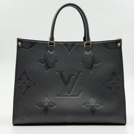 Pre-Owned Black Monogram Empreinte Leather OnTheGo PM