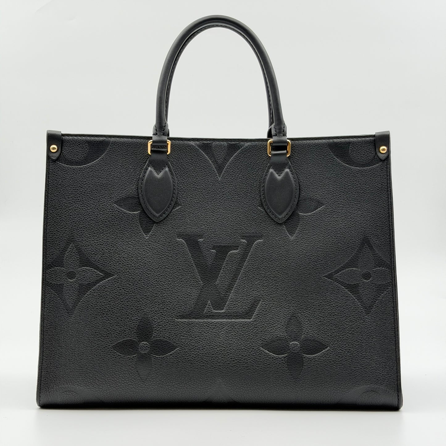 Pre-Owned Black Monogram Empreinte Leather OnTheGo PM