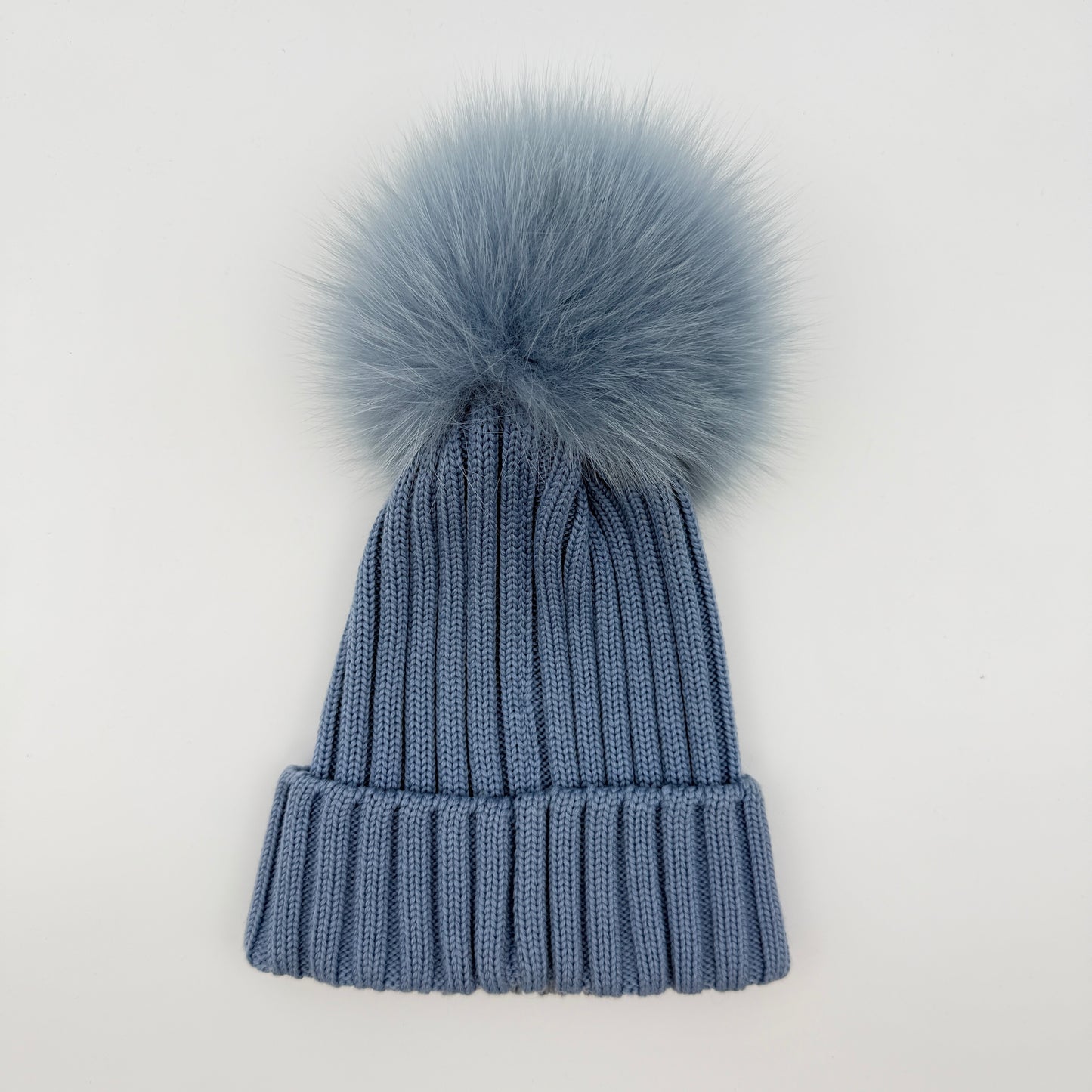 Pre-Owned Blue Wool Hat