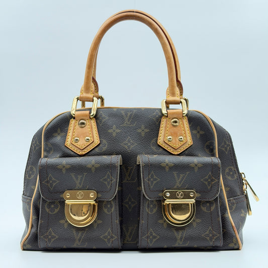 Pre-Owned LV Monogram Canvas Manhattan Handbag