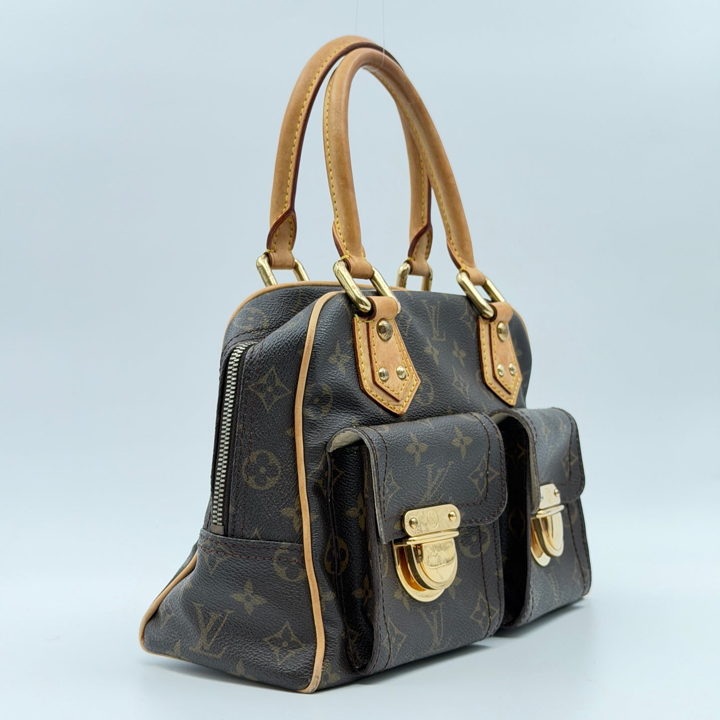 Pre-Owned LV Monogram Canvas Manhattan Handbag