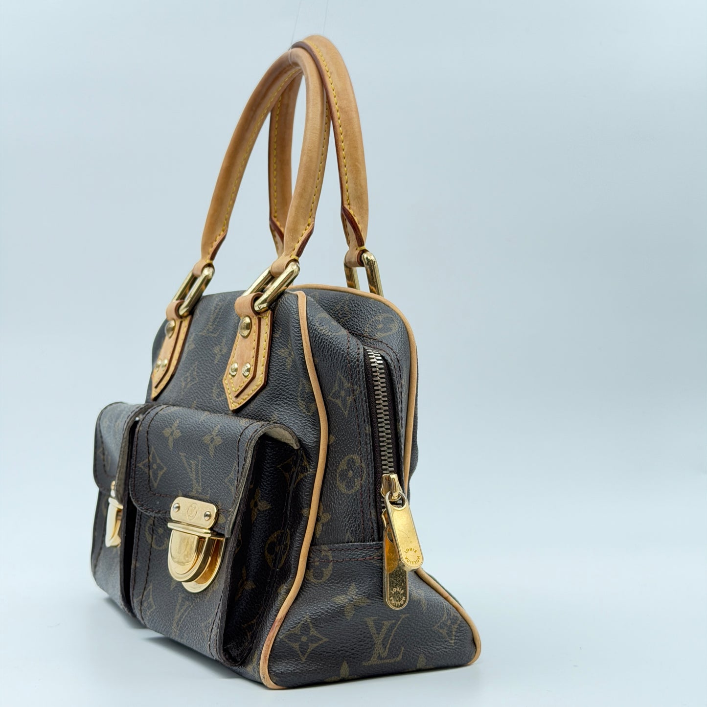 Pre-Owned LV Monogram Canvas Manhattan Handbag