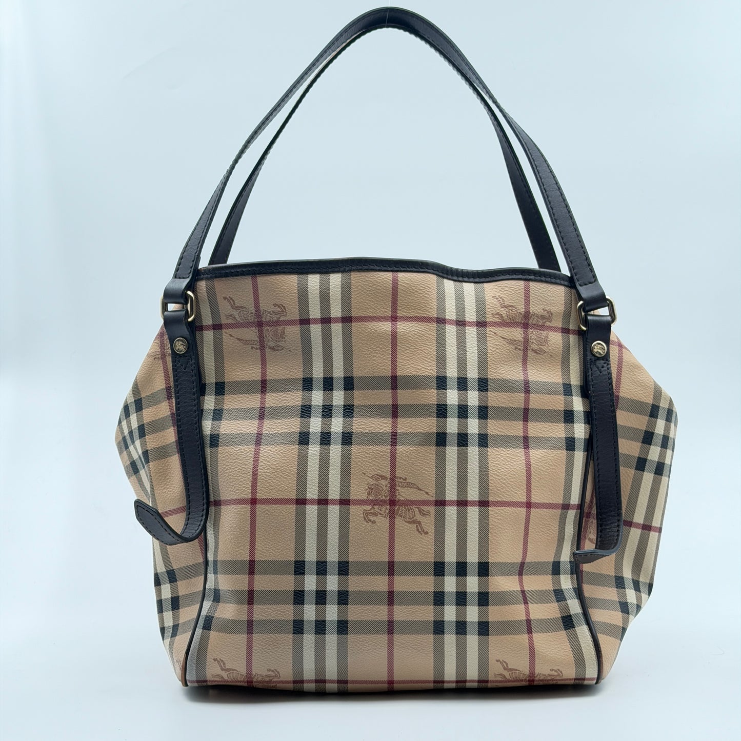 Pre-Owned Novacheck Coated Canvas Handbag w/Pouch