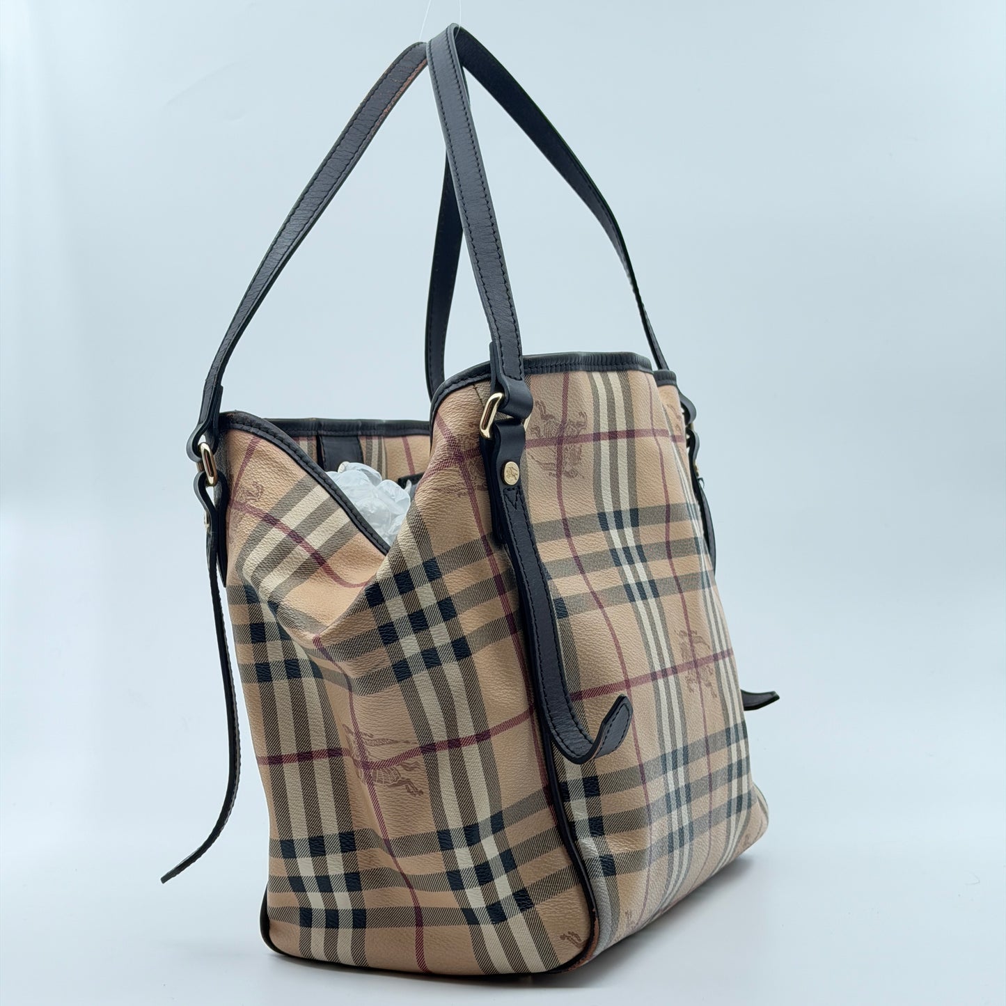 Pre-Owned Novacheck Coated Canvas Handbag w/Pouch