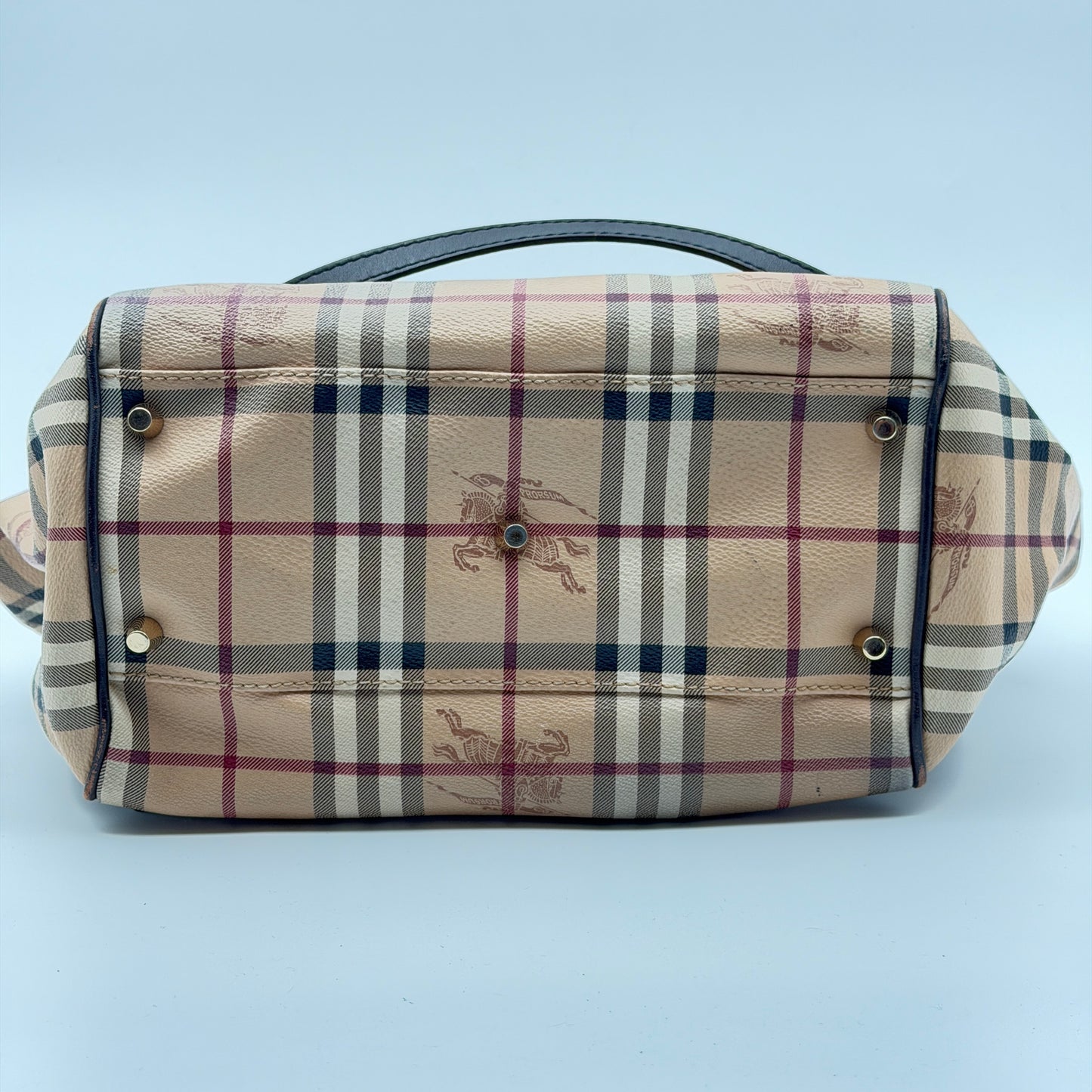 Pre-Owned Novacheck Coated Canvas Handbag w/Pouch