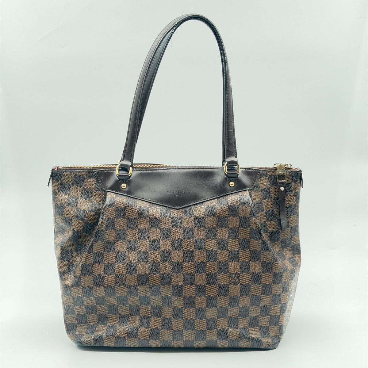 Pre-Owned Damier Ebene Canvas Westminster Handbag