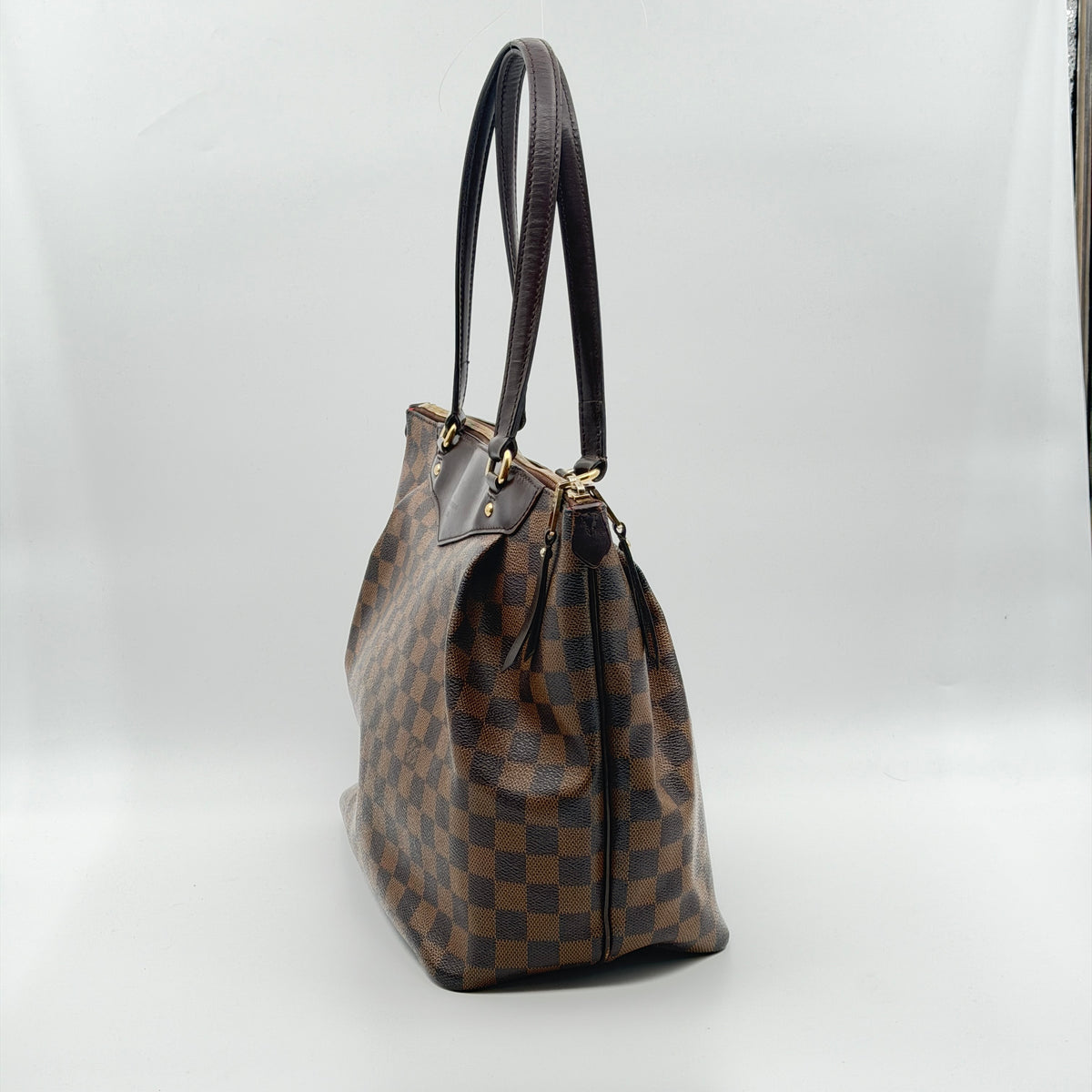 Pre-Owned Damier Ebene Canvas Westminster Handbag