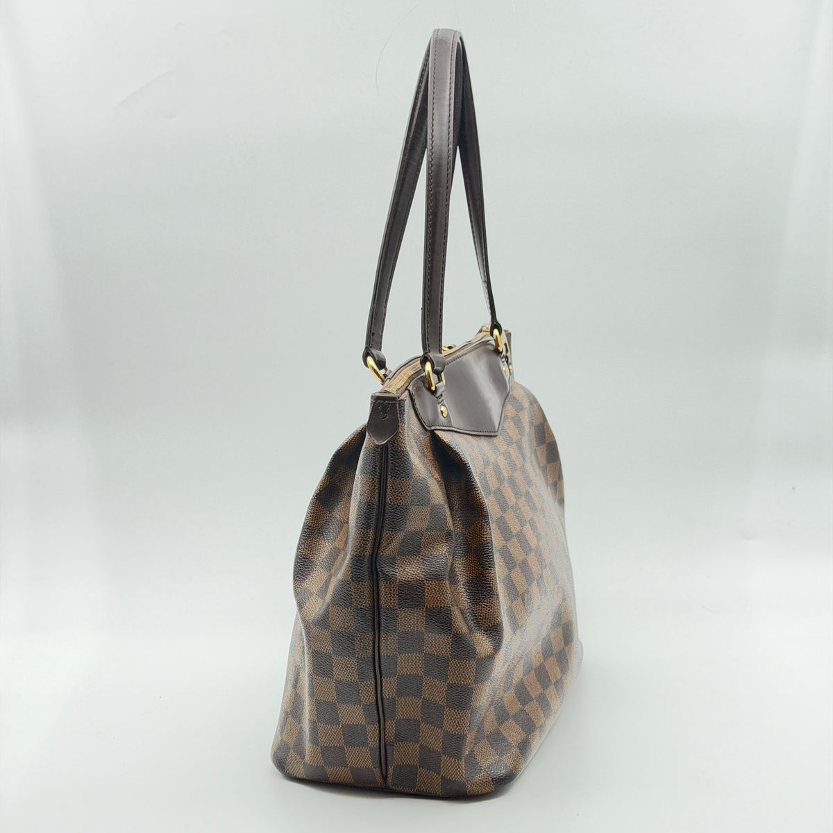 Pre-Owned Damier Ebene Canvas Westminster Handbag