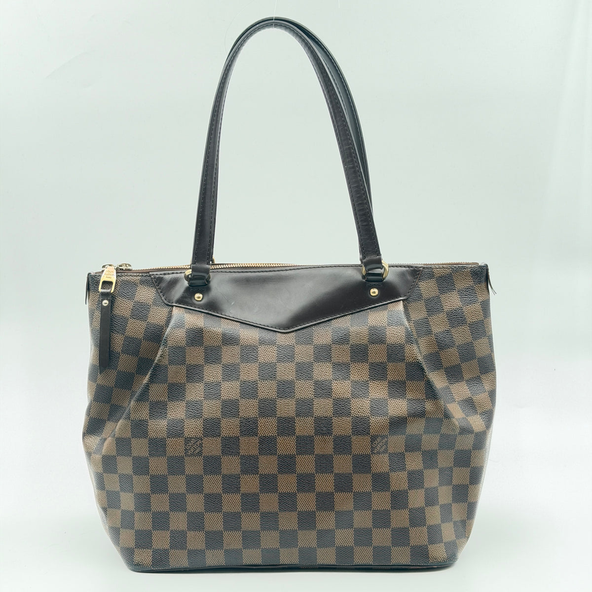 Pre-Owned Damier Ebene Canvas Westminster Handbag
