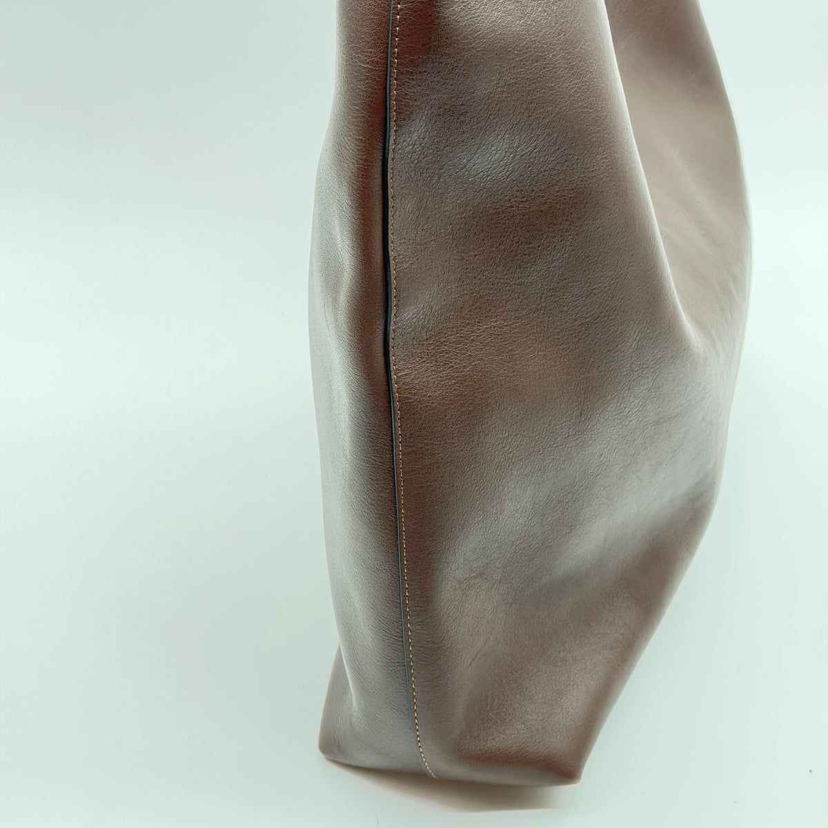 Pre-Owned Brown Leather Brooklyn Hobo Bag