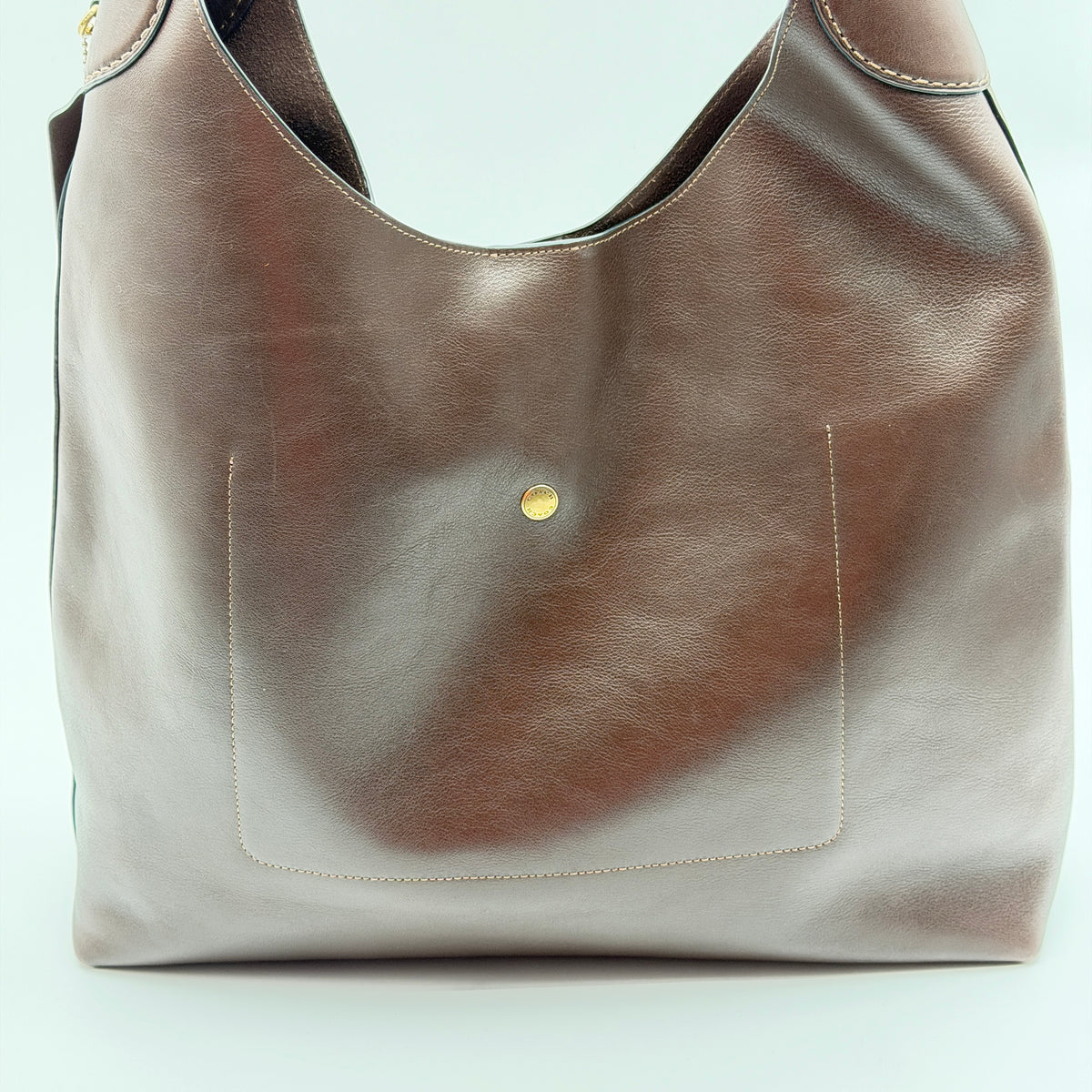 Pre-Owned Brown Leather Brooklyn Hobo Bag