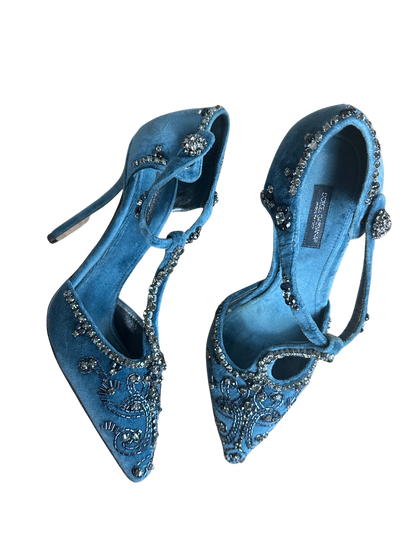 Dolce & Gabbana Velvet Heels